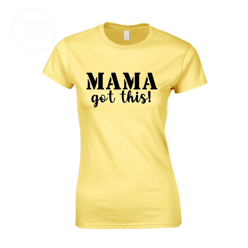 Mother's Day Gift Tee, Graphic Shirt, Mama got this, Softstyle Gildan Women